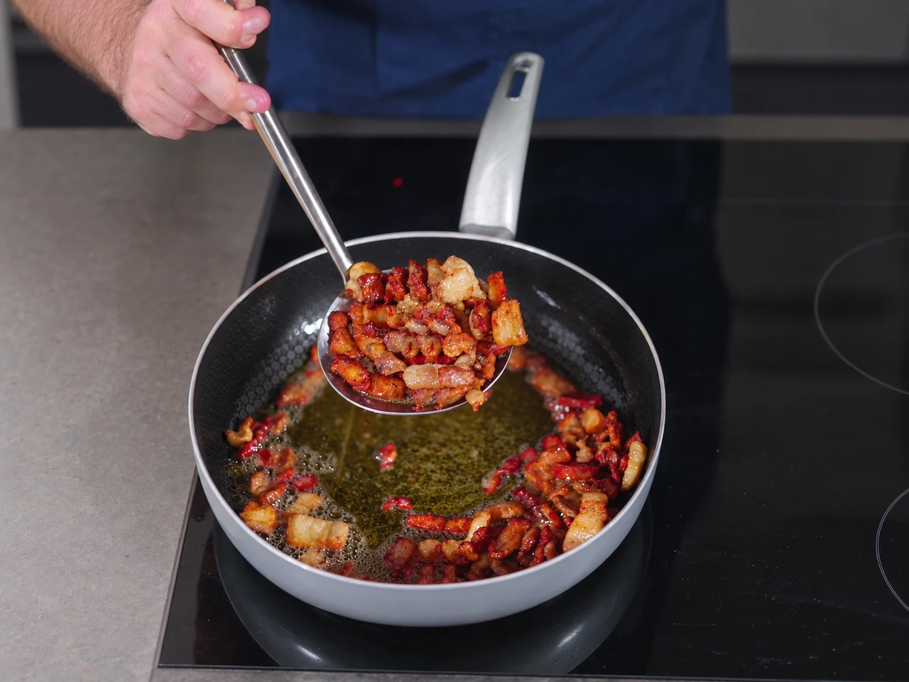 Paso 7 de Migas de Pastor de Cáceres