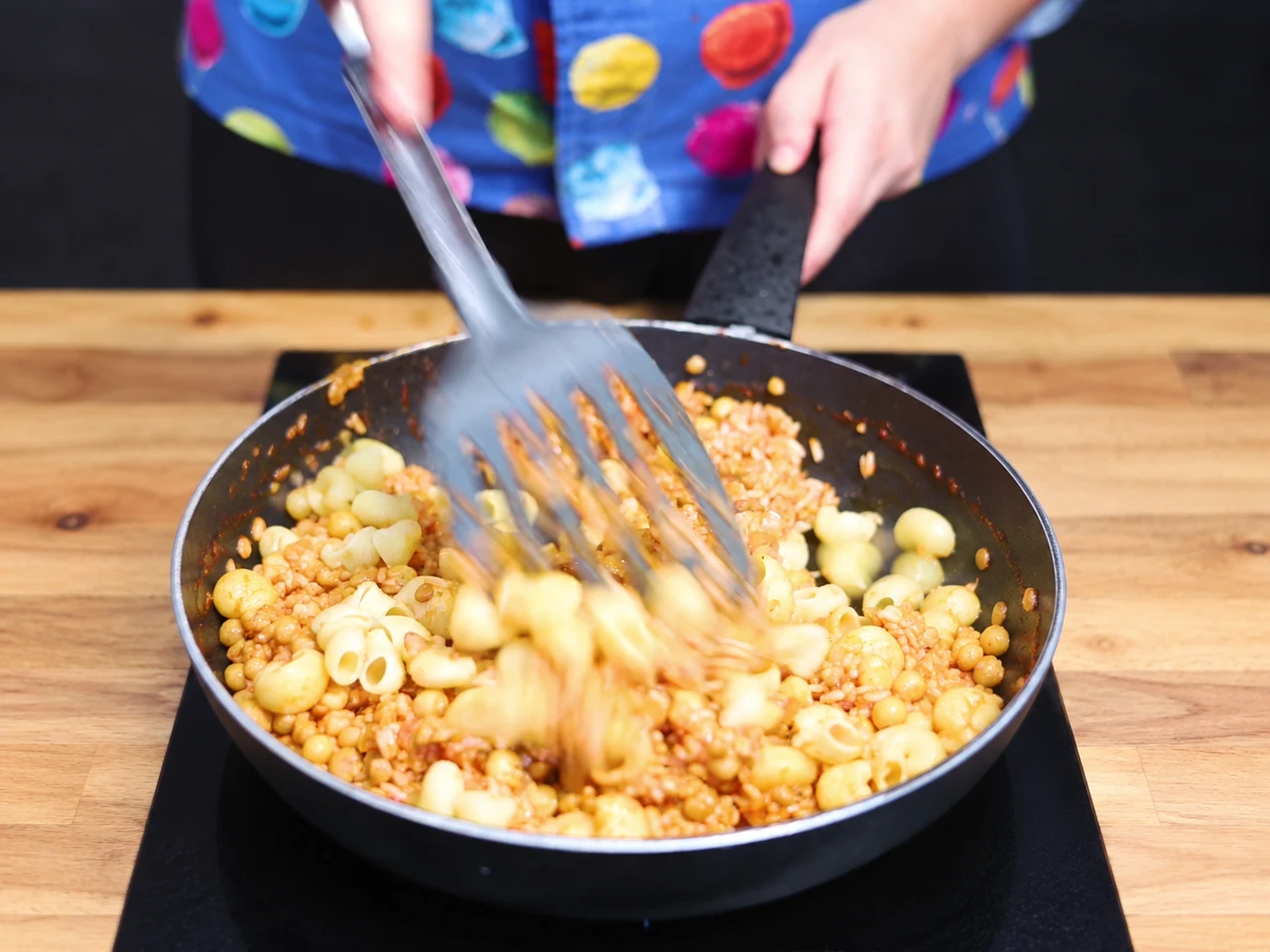 Paso 7 de Kushari de Egipto