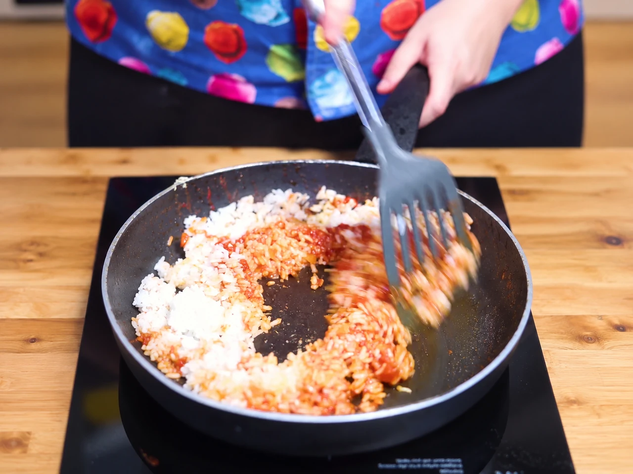 Paso 5 de Kushari de Egipto