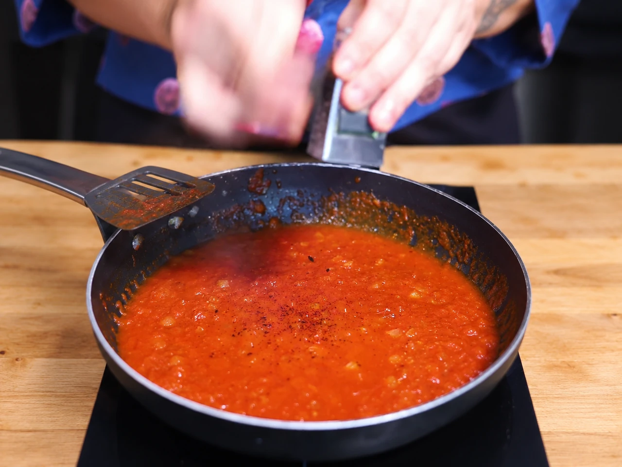 Paso 2 de Kushari de Egipto