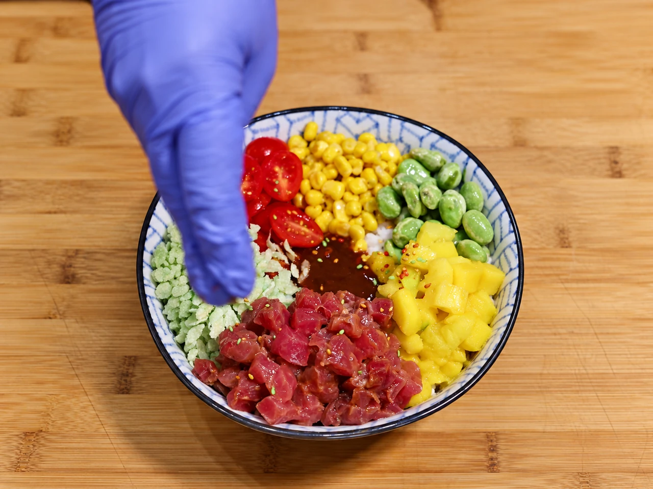 Paso 7 de Poke Bowl Fresco