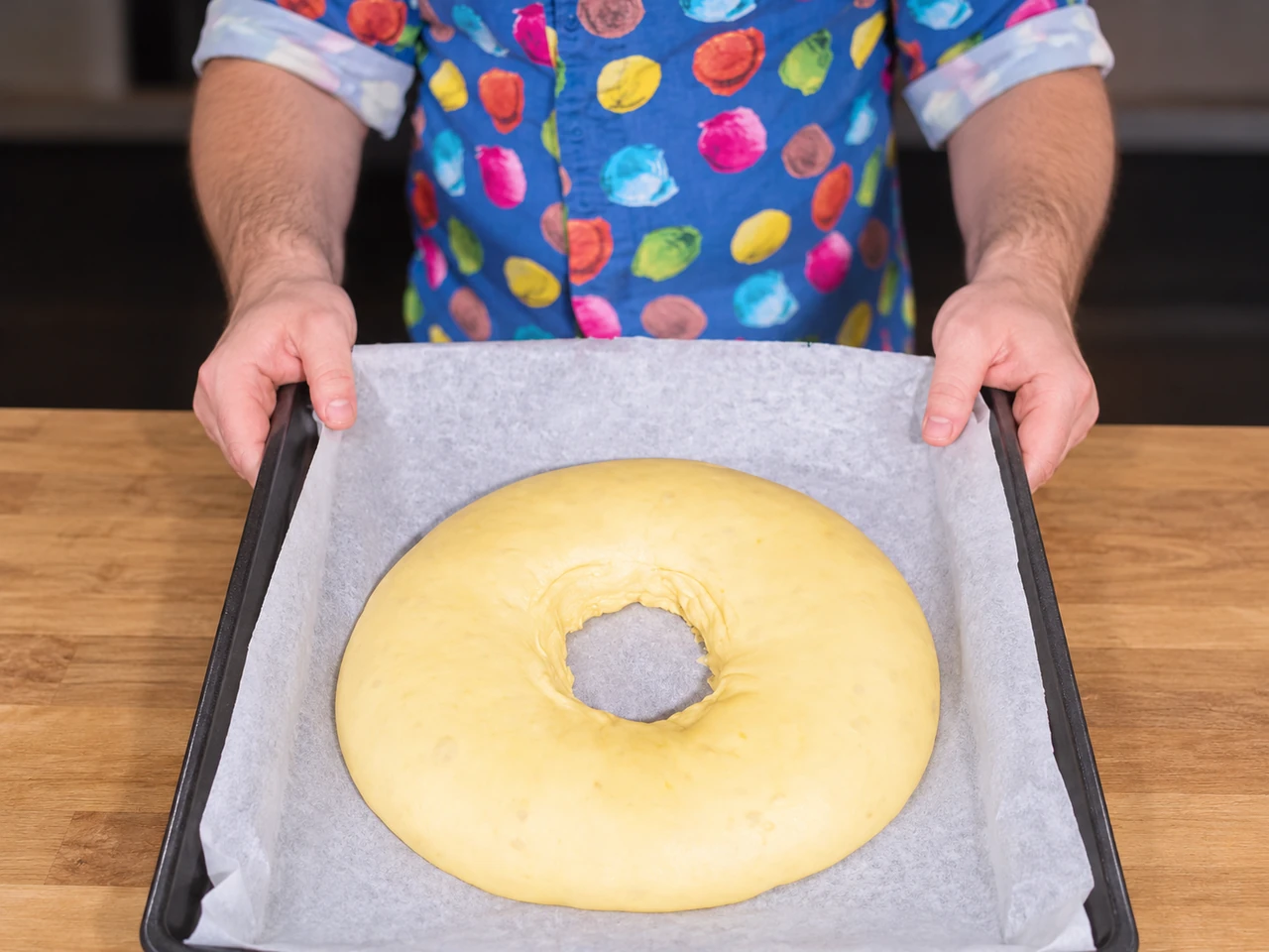 Paso 6 de Roscón de Reyes