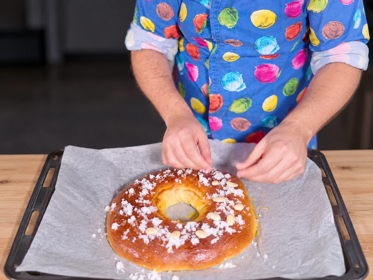 Paso 7 de Roscón de Reyes