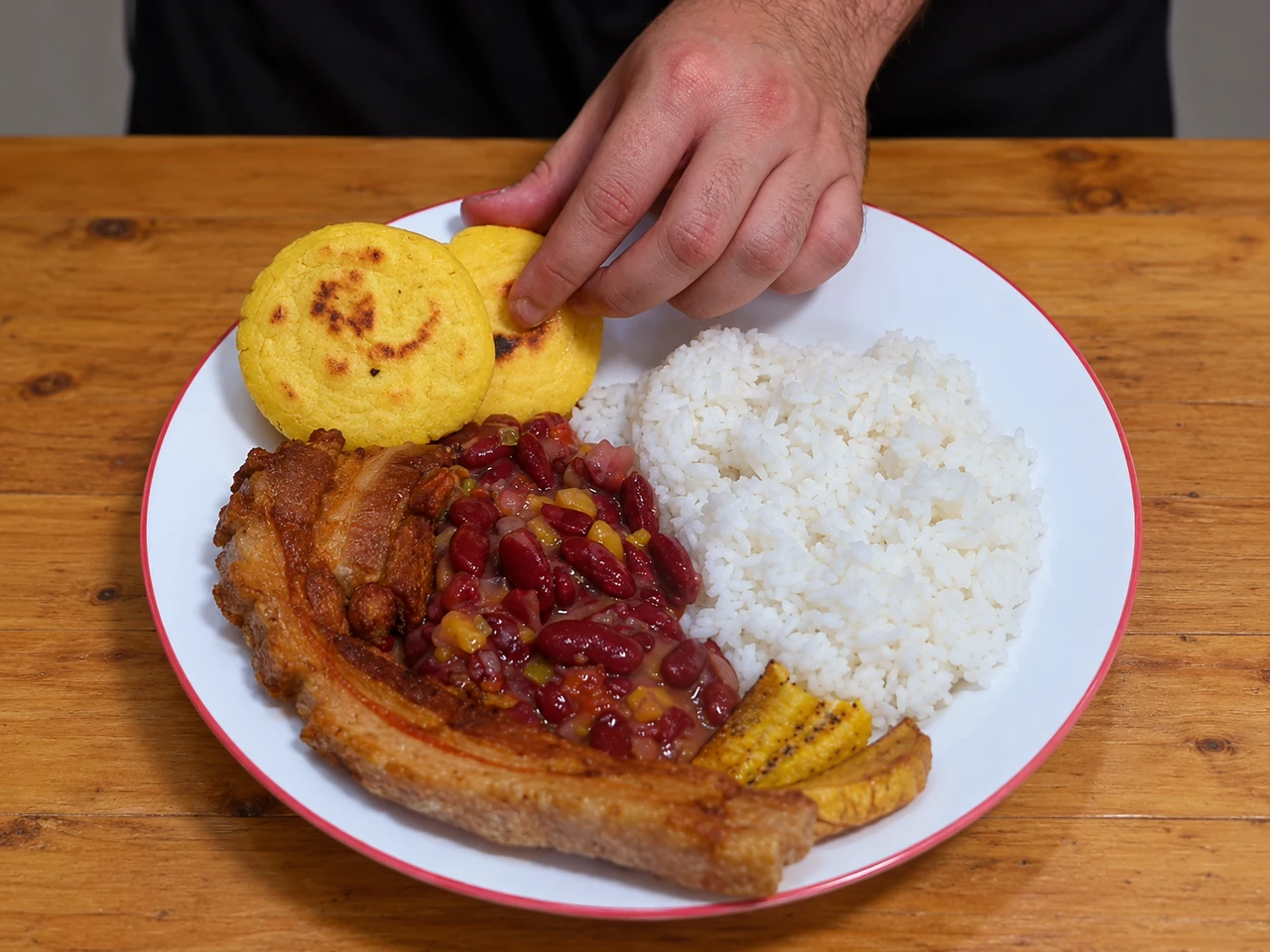 Paso 7 de Bandeja Paisa de Colombia