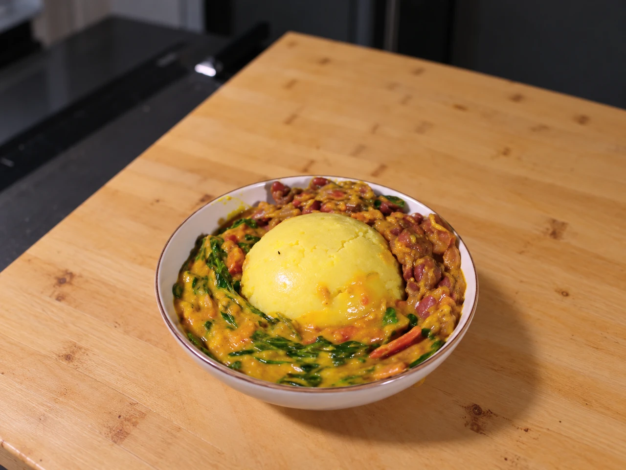 Paso 7 de Ugali de Tanzania