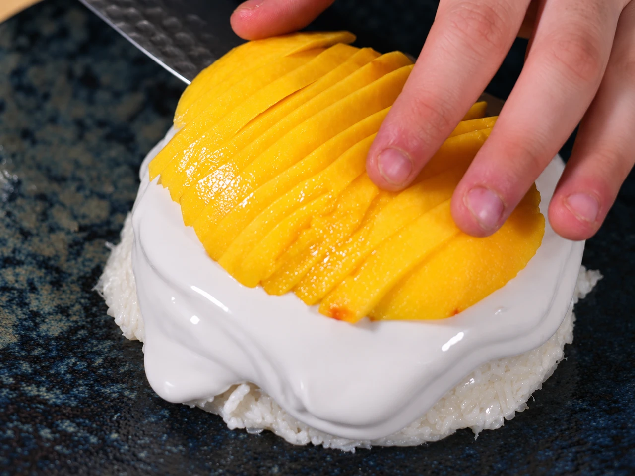 Paso 6 de Mango Sticky Rice de Tailandia