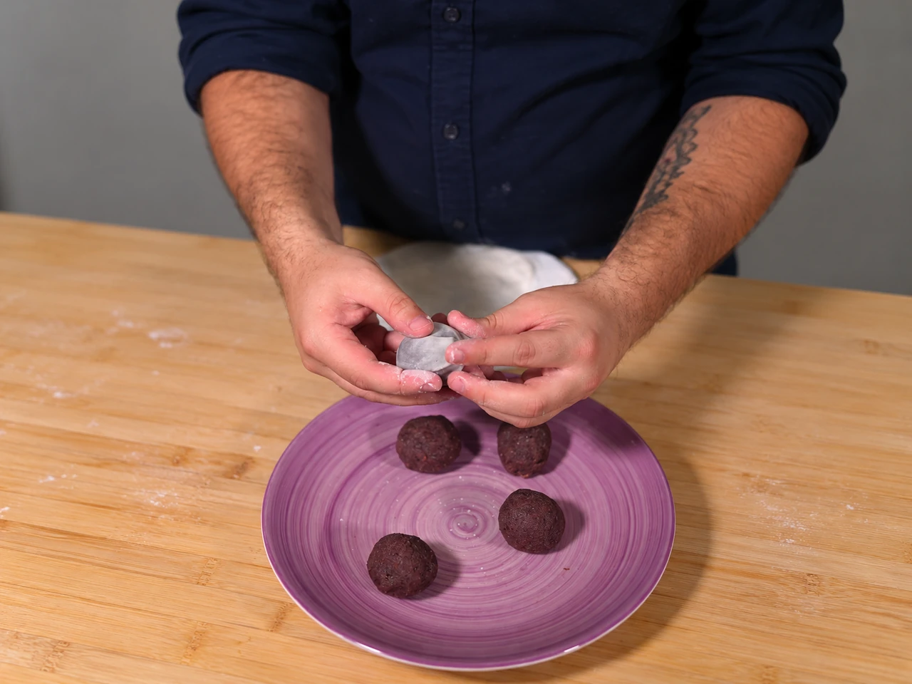 Paso 9 de Mochis de Anko de Japón