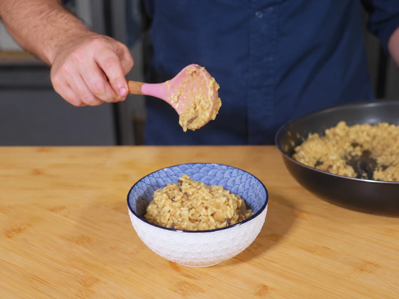 Paso 9 de Risotto de Dungeon Meshi