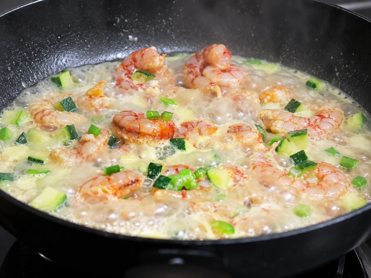 Paso 4 de Arroz con gambas