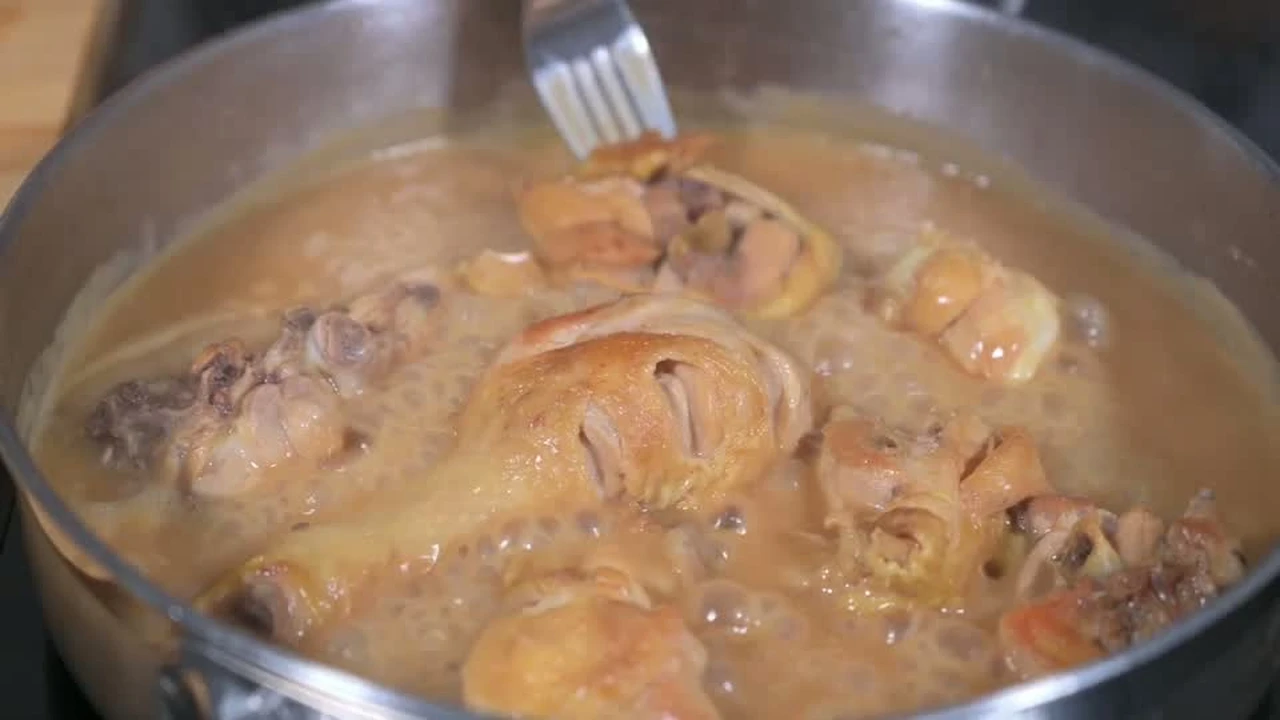 Paso 11 de Pollo al ajillo
