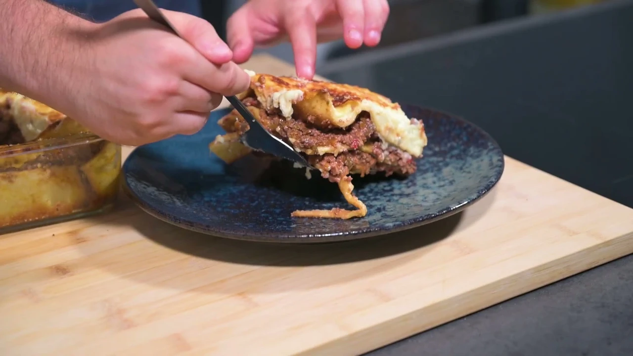 Paso 11 de Lasaña casera con pasta fresca y bechamel
