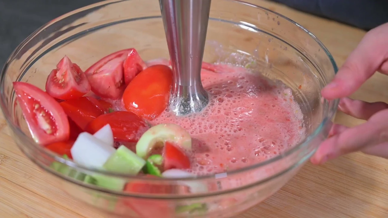 Paso 6 de Gazpacho Andaluz