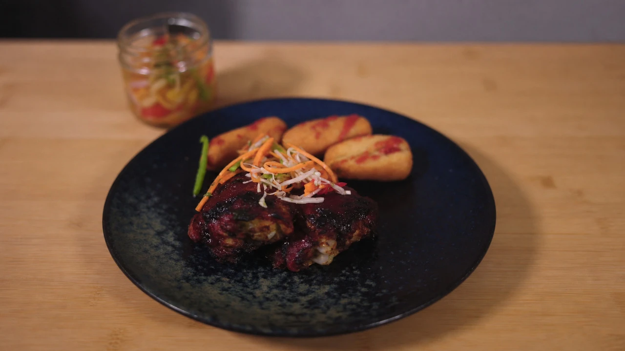 Pollo estilo Jerk de Jamaica