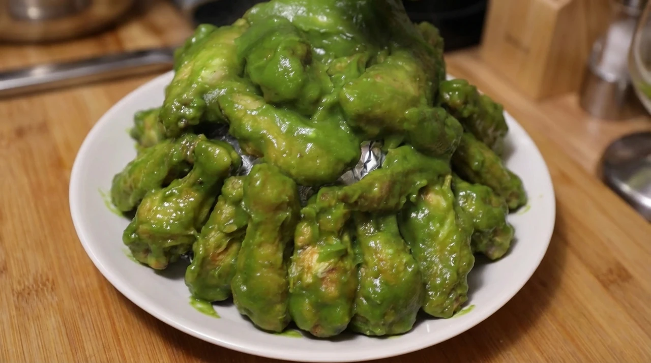 Alitas con wasabi de Marge en Los Simpsons