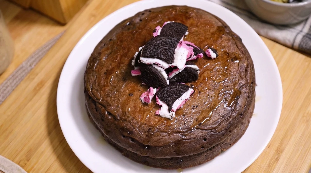 Oreo Pancake y batido de Oreo